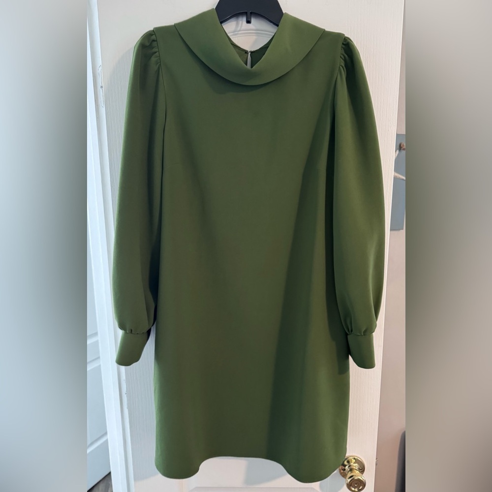 Alex Marie Long Sleeve Olive Dress Size 12